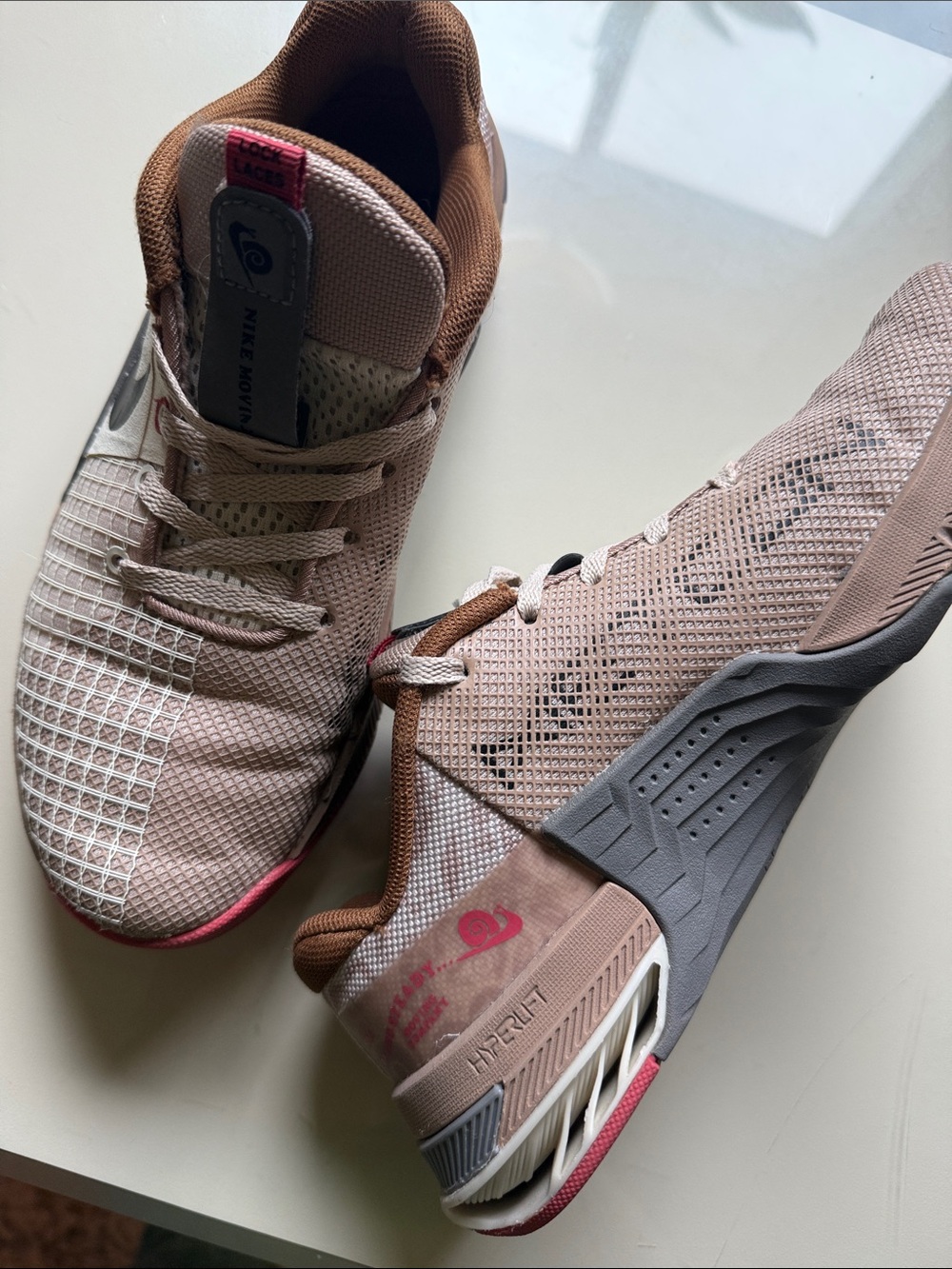 Nike Metcon 8 AMP "Moving Company" Sanddrift/Hemp/Coconut Milk/Black - Picture 3 of 5